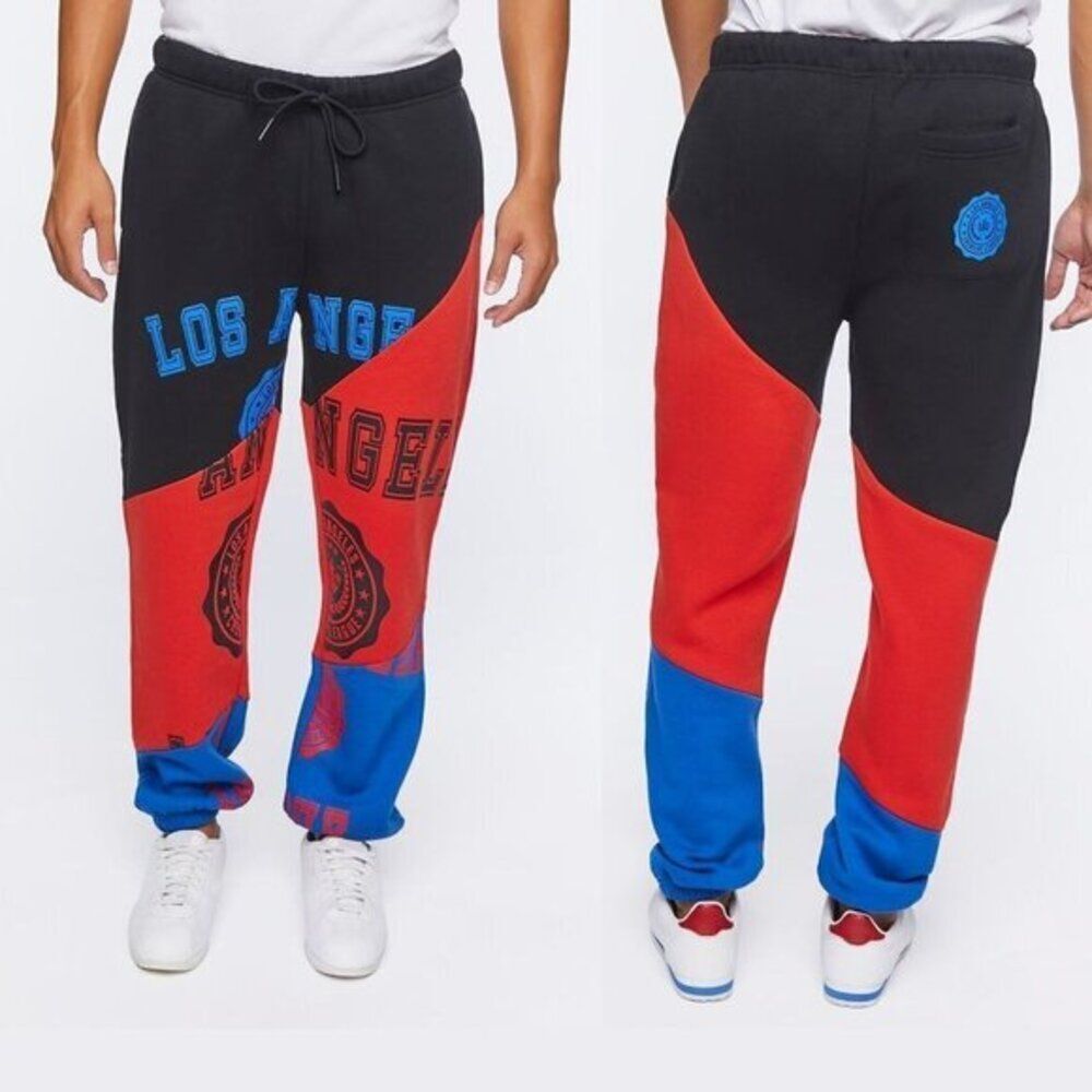 Forever 21 Men's Los Angeles League‎ Graphic Joggers